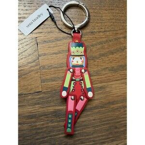 Vera Bradley Holiday Christmas Nutcracker Bag Charm Keychain NEW NWT